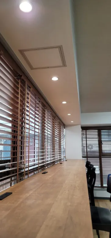 電気工事が完了したオフィス